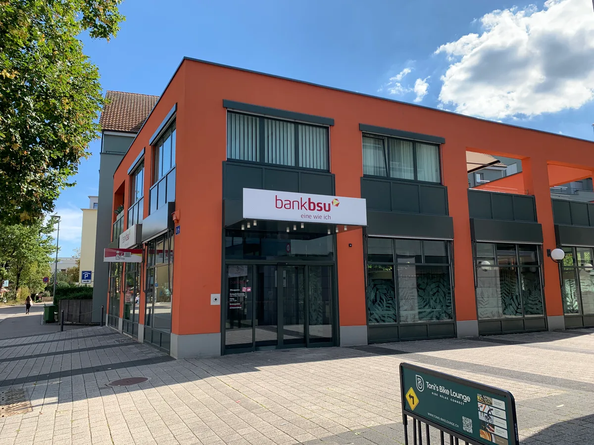 Die Filiale der Regionalbank BSU in Dübendorf.