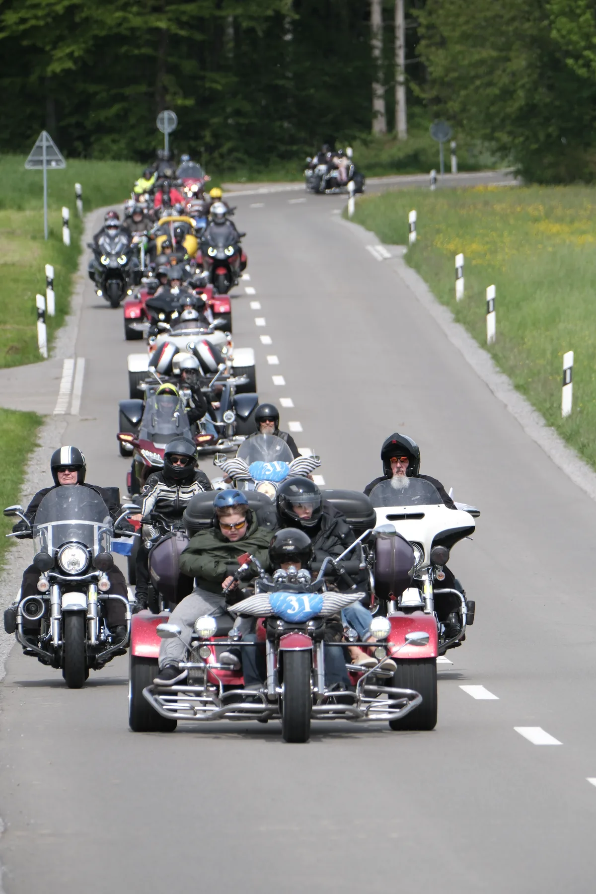 Impressionen vom Love Ride auf dem Flugplatz Dübendorf im Mai 2023