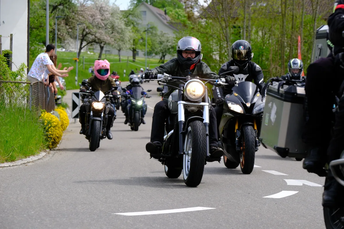 Impressionen vom Love Ride auf dem Flugplatz Dübendorf im Mai 2023