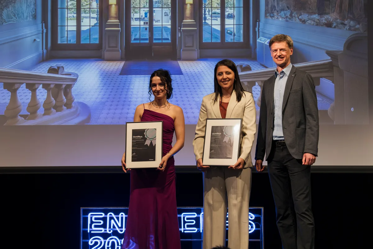 Carla Vaquero aus Dübendorf gewann den Siemens Excellence Award.