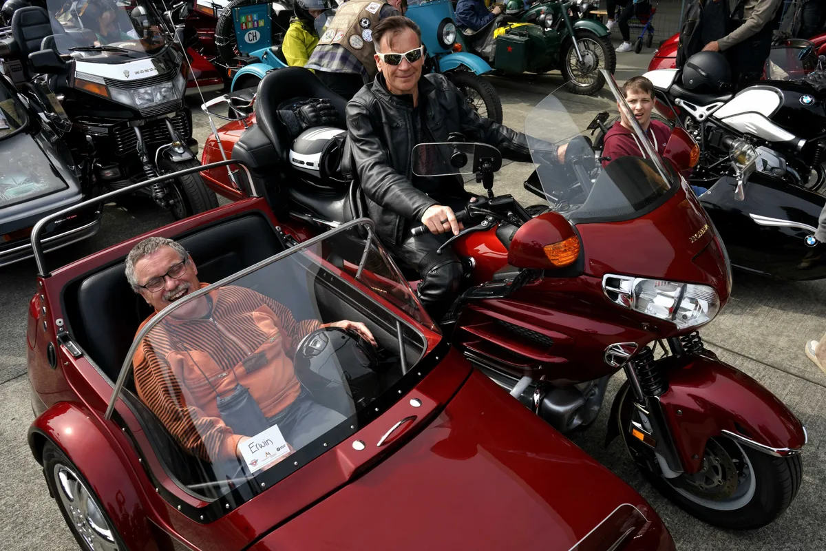 Erwin Landheer freut sich, dass er zusammen mit Biker Mathias Volkart am Love Ride mitfahren kann. Erwin Landheer freut sich, dass er zusammen mit Biker Mathias Volkart am Love Ride mitfahren kann.