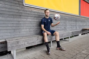 21378125-1 Severin Burkart, Offensivspieler und Captain des Zweitliga-Teams vom FC Greifensee