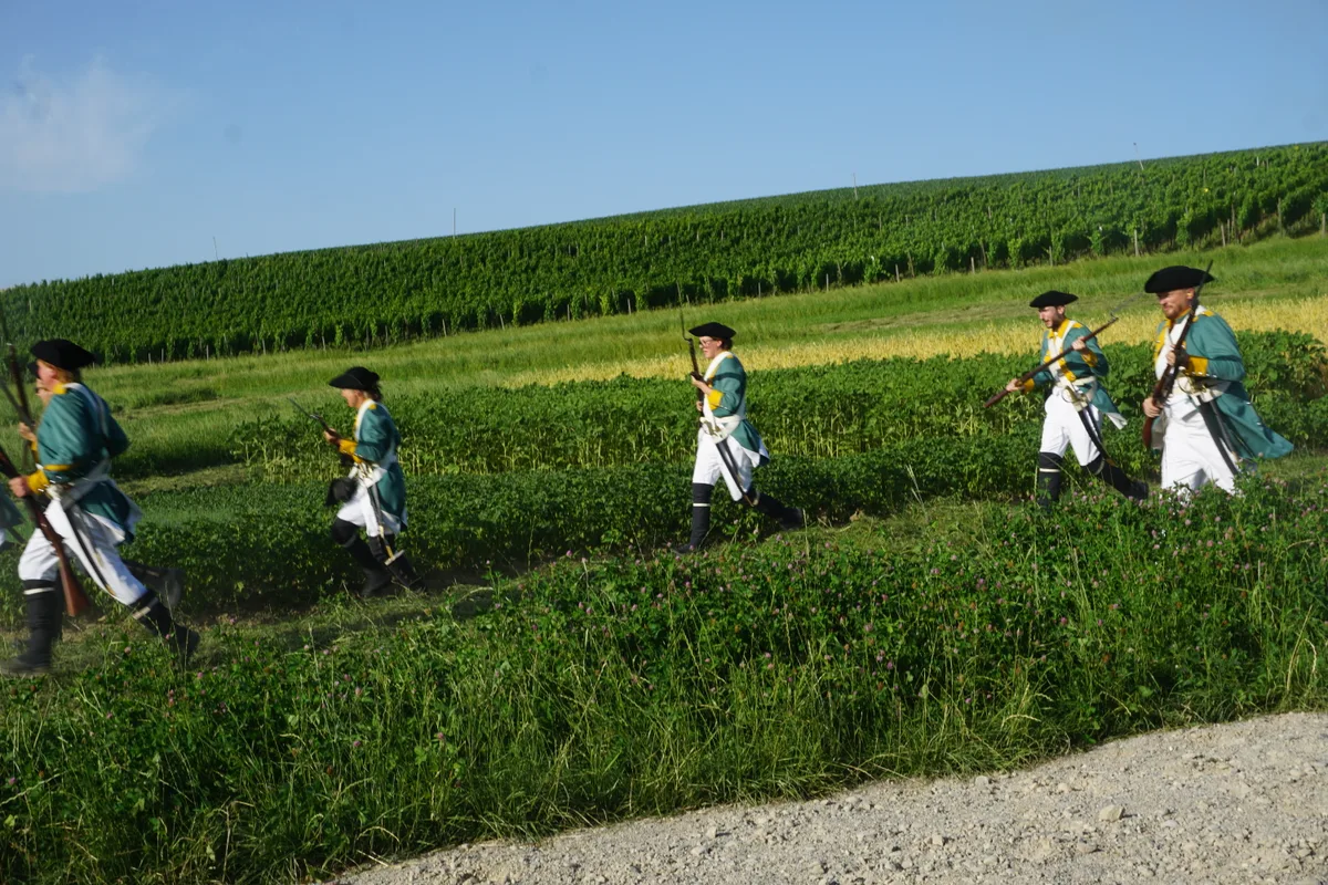 Männer im Feld
