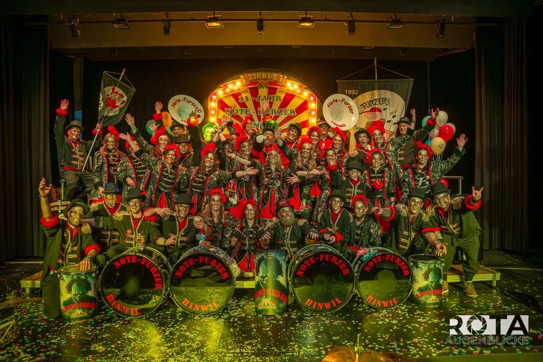 Am 11. Januar feierten die Note-Furzer ihr 33-Jahr-Jubiläum. Gugger