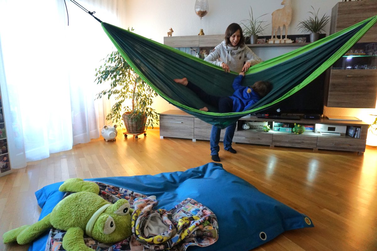 Hier in Rüti haben die eigenen Kinder und die Tageskinder gemeinsam Spass