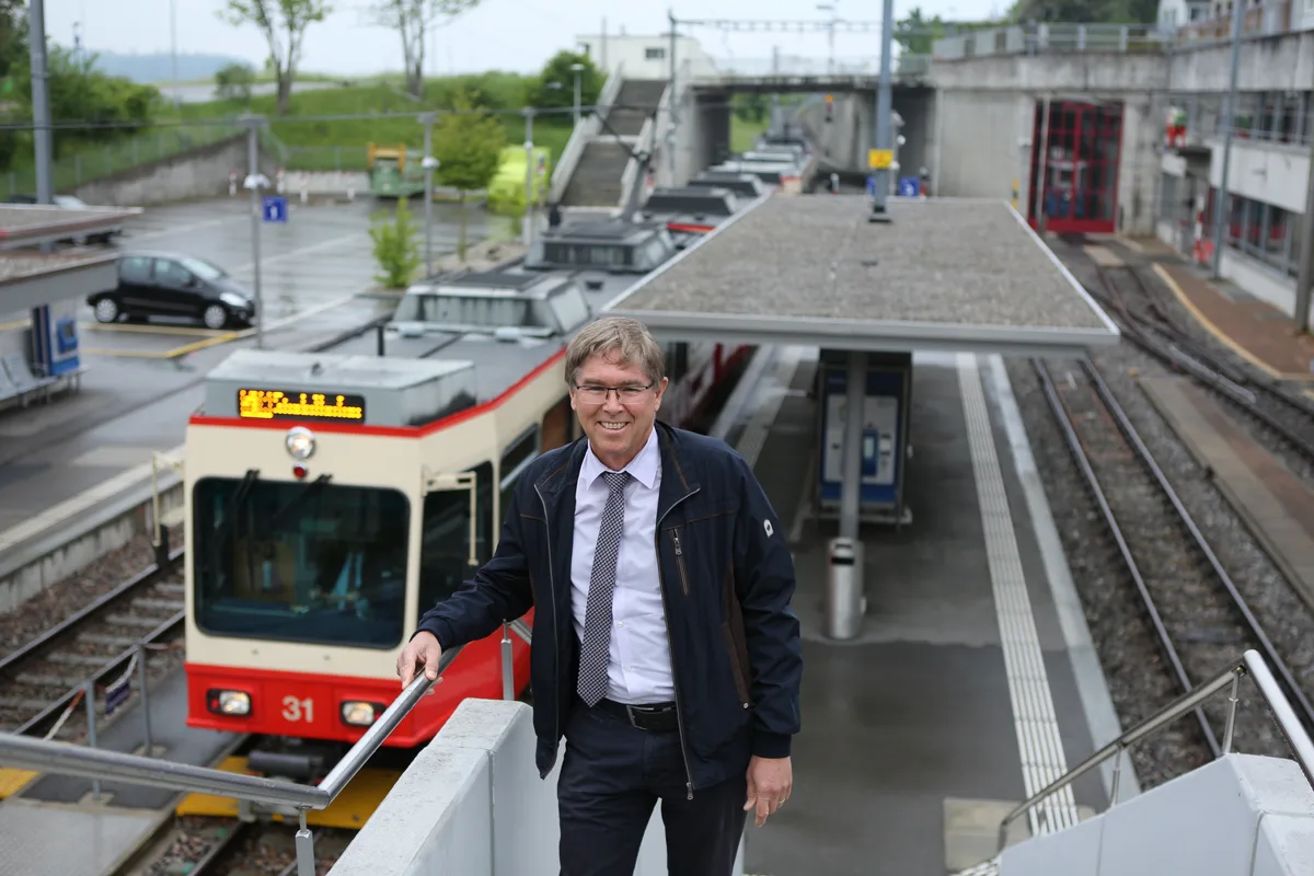 «Bahnfahren liegt im Trend»: Hanspeter Friedli, Geschäftsführer der Forchbahn.