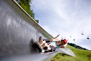 Visionäres Projekt, aber etwas in die Jahre gekommen: Die Sommerrodelbahn auf dem Atzmännig stammt aus dem Jahr 1977. Visionäres Projekt, aber etwas in die Jahre gekommen: Die Sommerrodelbahn auf dem Atzmännig stammt aus dem Jahr 1977.