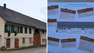 25195149-17 Neues Leben fürs Schlossguet? An einem Austausch durften Einwohnerinnen und Einwohner über die Ideen diskutieren.