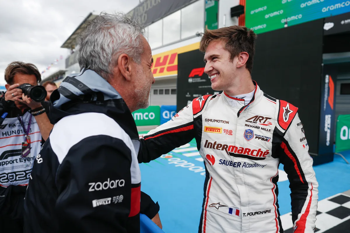 Pourchaire Théo (fra), ART Grand Prix, Dallara F2, portrait during the 10th round of the 2022 FIA Formula 2 Championship, from July 28 to 31, 2022 on the Hungaroring, in Mogyorod, Hungary - Photo Antonin Vincent / DPPI