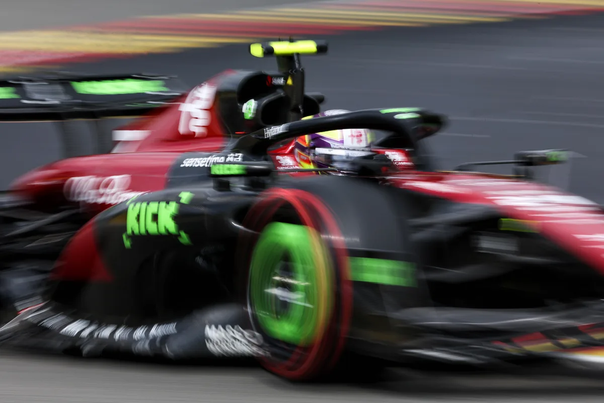 Zhou Guanyu (CHN) Alfa Romeo F1 Team C43.
Formula 1 World Championship, Rd 13, Belgian Grand Prix, Sunday 29th July 2023. Spa-Francorchamps, Belgium.