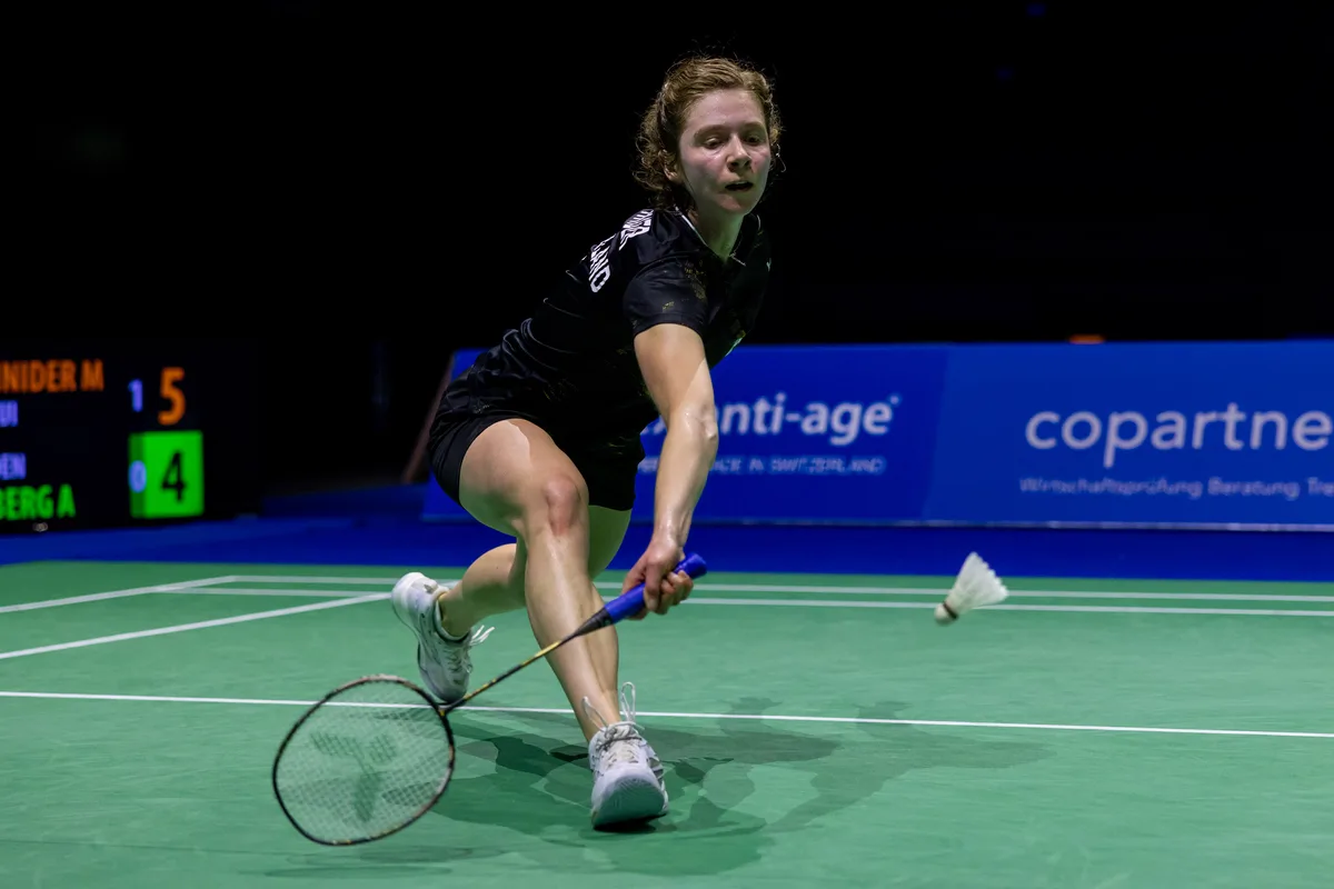Milena Schnider in der Qualifikation des World-Tour-Turniers in Basel. Milena Schnider in der Qualifikation des World-Tour-Turniers in Basel.
