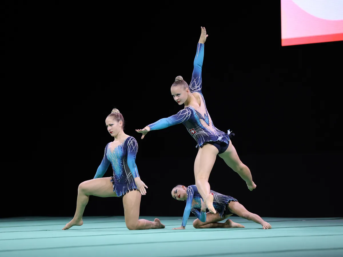 13787000-6 Annika Baumann (rechts) zeigte in der Altersklasse 12 bis 18 Jahre eine gute Leistung.
