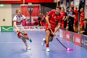 28826057-1 31.1.2026, Bern, Sporthallen Weissenstein, Herren L-UPL: Floorball Köniz Bern - UHC Uster, Noel Greber (#18 Floorball Koeniz Bern) und Filip Karlsson (#7 UHC Uster)
Fabrice Duc (<a href="https://www.fabriceduc.ch">www.fabriceduc.ch</a>)
Instagram: <a href="https://instagram.com/fabducphotography">@fabducphotography</a>