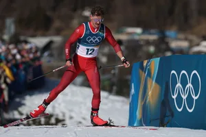 28937646-4 Nicola Wigger geniesst seine ersten Winterspiele in vollen Zügen.