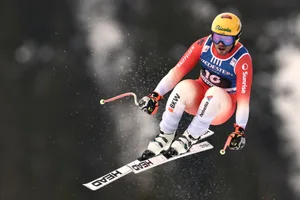 29365235-9 Alessio Miggiano in Kvitfjell: Der 23-jährige Bubiker war der jüngste Abfahrer am Weltcup-Final.