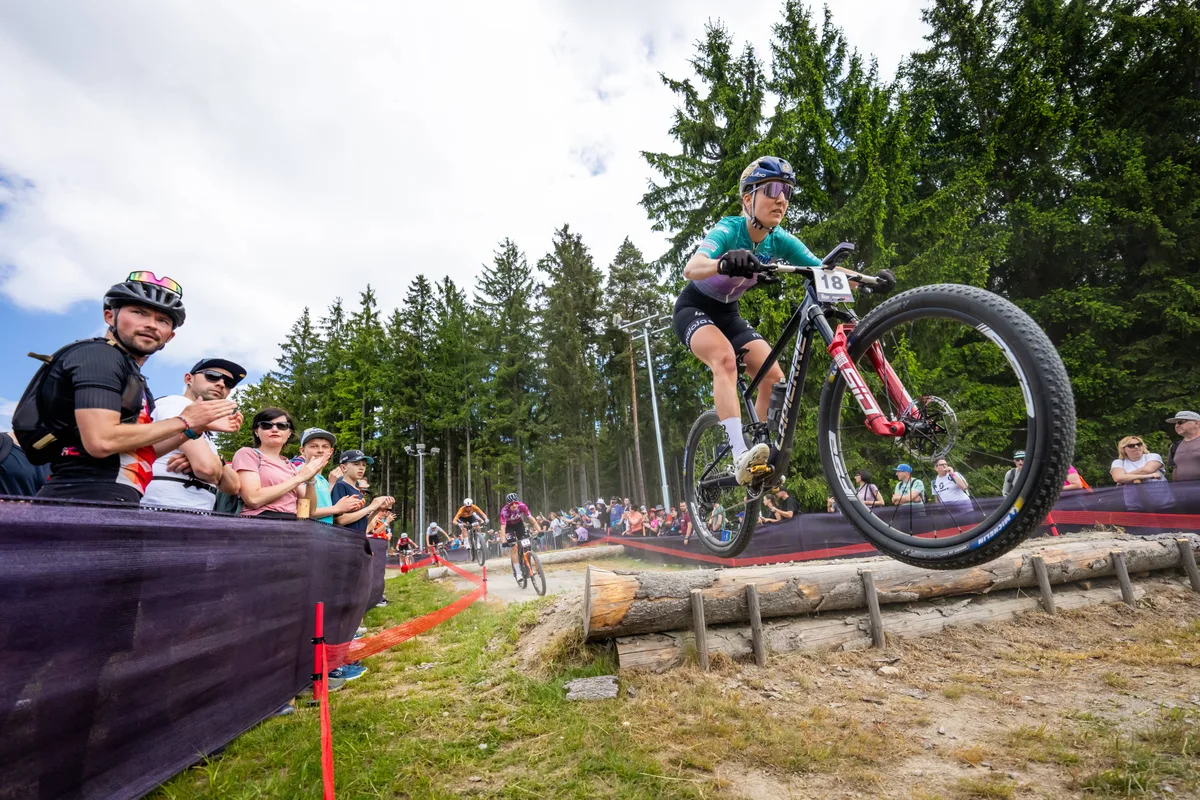 Nicole Koller am Weltcup-Rennen in Nove Mesto. Nicole Koller am Weltcup-Rennen in Nove Mesto.