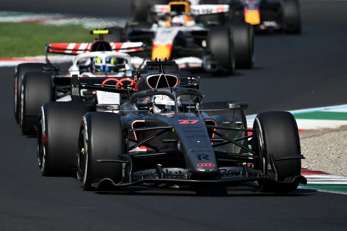 Nico Hülkenberg in Monza: Audi fuhr nicht in die Punkte – damit hatten die Hinwiler gerechnet. Nico Hülkenberg in Monza: Audi fuhr nicht in die Punkte – damit hatten die Hinwiler gerechnet.