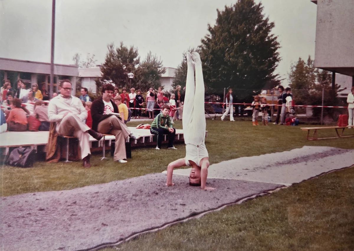 Wettkampf in Niederhasli 1980:  Thomas Reichle