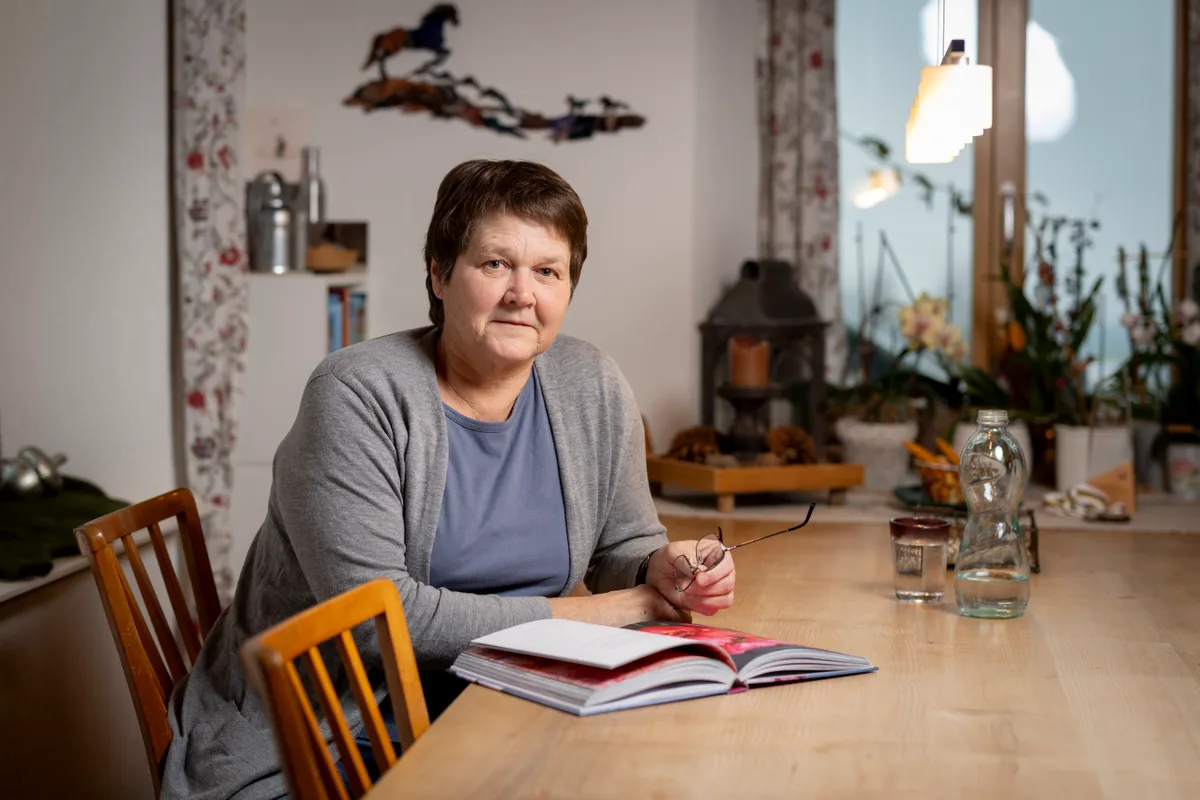 Katharina Maag bei sich zu Hause