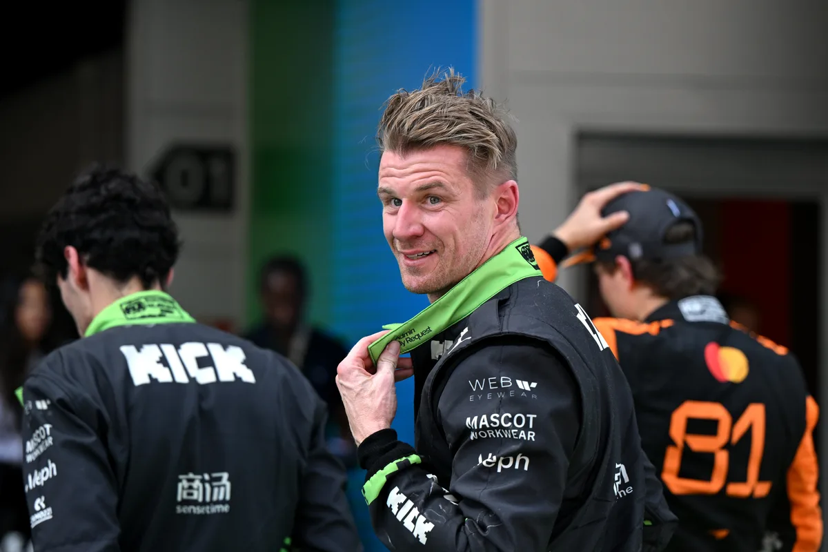 BARCELONA, SPAIN - JUNE 01: Fifth placed Nico Hulkenberg of Germany and Stake F1 Team Kick Sauber looks on in parc ferme during the F1 Grand Prix of Spain at Circuit de Barcelona-Catalunya on June 01, 2025 in Barcelona, Spain. (Photo by Sam Bagnall/Sutton Images) BARCELONA, SPAIN - JUNE 01: Fifth placed Nico Hulkenberg of Germany and Stake F1 Team Kick Sauber looks on in parc ferme during the F1 Grand Prix of Spain at Circuit de Barcelona-Catalunya on June 01, 2025 in Barcelona, Spain. (Photo by Sam Bagnall/Sutton Images)
