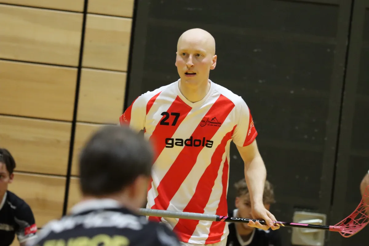 Der finnische Verteidiger Olli-Matti Virrankari konnte mit dem UHC Pfannenstiel nicht punkten.