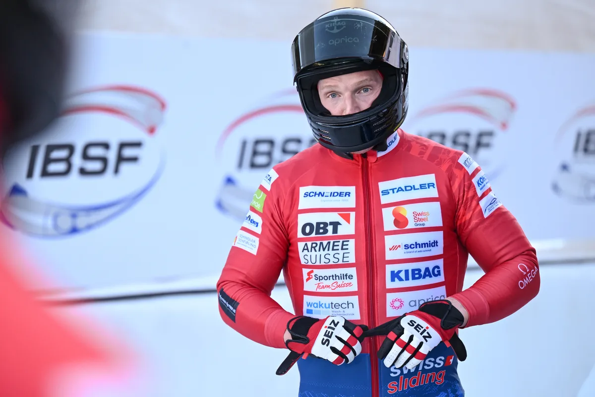 Bob-Anschieber Dominik Schläpfer aus dem Tösstal.