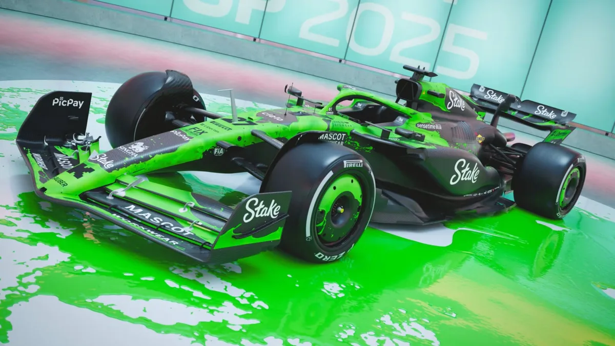 GP von Miami 2025: Da hat jemand den Farbkübel ausgeleert – das Erscheinungsbild wolle «die lebhafte Kunstszene von Miami» zelebrieren, hiess es. Sauber Sonderlackierung Miami 2025