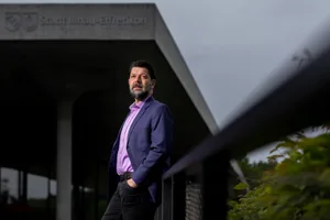 Sandro Stroppa, Präsident der Amateur-Liga im Schweizerischen Fussballverband, im Eselriet. Sandro Stroppa, Präsident der Amateur-Liga im Schweizerischen Fussballverband, im Eselriet.