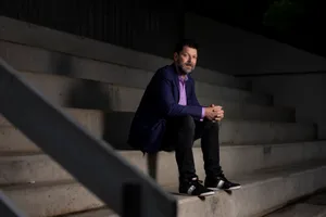 Sandro Stroppa, Präsident der Amateur-Liga im Schweizerischen Fussballverband, im Eselriet. Sandro Stroppa, Präsident der Amateur-Liga im Schweizerischen Fussballverband, im Eselriet.