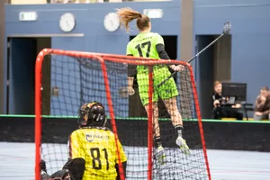 Spporthalle Elba, Laupen Yara Hofmann beim Jubel zum 2:0 Spporthalle Elba, Laupen Yara Hofmann beim Jubel zum 2:0
