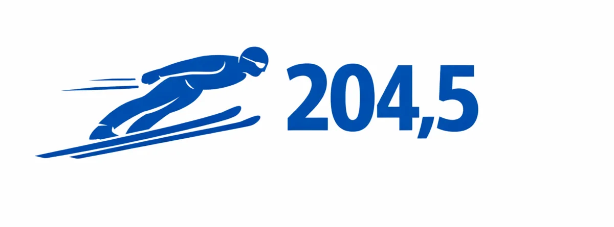 Ein Piktogramm einer Sportart und eine Zahl