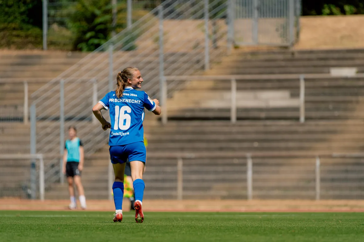 18141589-2 Sarah Frischknecht aus Seegräben spielt seit dieser Saison für Carl Zeiss Jena in der 2. Bundesliga.