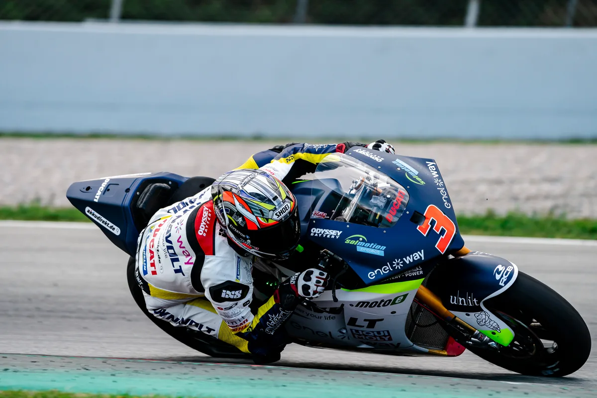 Randy Krummenacher an den MotoE-Vorsaisontests 2023 Randy Krummenacher an den MotoE-Vorsaisontests 2023