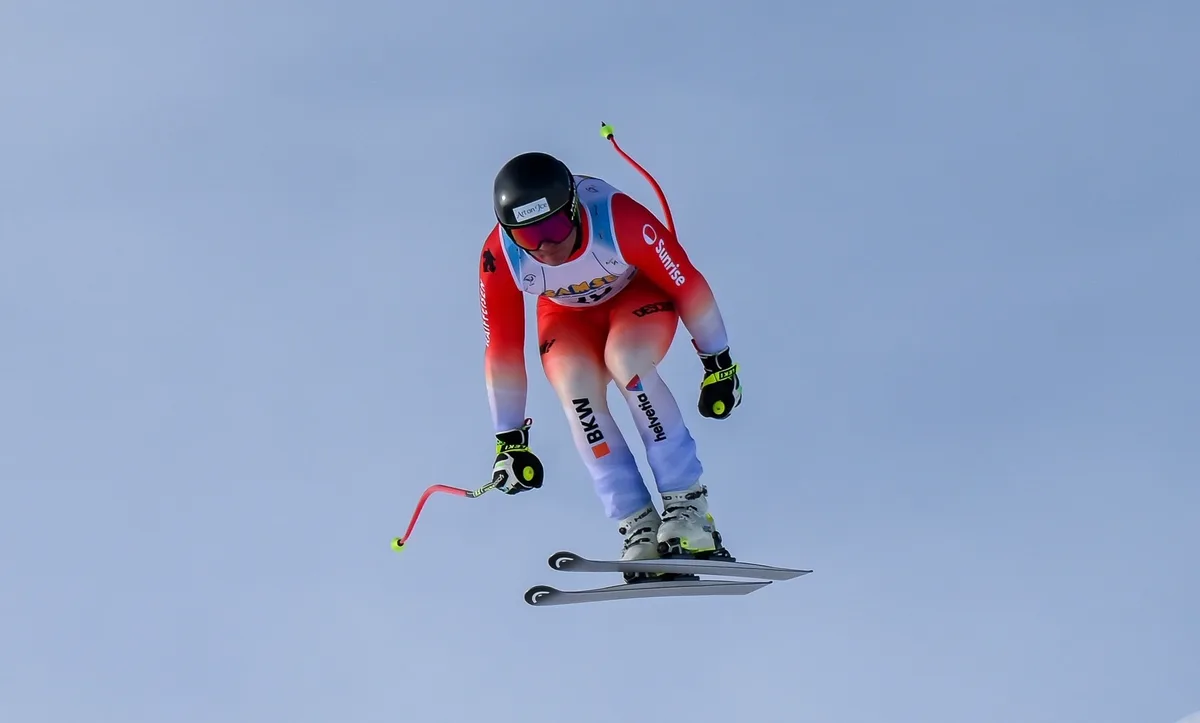 Alessio Miggiano (Bubikon) im Europacup in Orcières (FRA) im Januar 2023