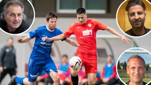 29250122-2 Spielszene Rüti - Pfäffikon mit den eingeklinkten Trainern Andrea Clementi, Urs Wolfensberger und Paco Sanchez.
