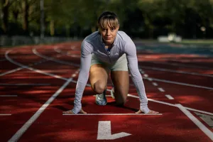 Catia Gubelmann portraitiert auf der Sportanlage Sihlhölzli in Zürich Catia Gubelmann portraitiert auf der Sportanlage Sihlhölzli in Zürich