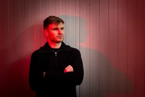 24973294-3 Dominik Schwizer portraitiert beim Fussballplatz des FC Wald