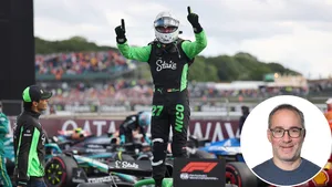 28127209-8 Nico Hülkenberg feiert seinen Podestplatz
