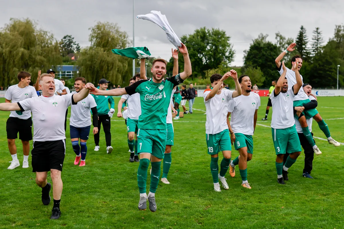 Jubel Brüttisellen nach Spielschluss