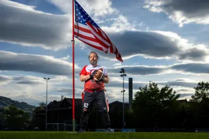 Stephan Meile portraitiert am Flag Football Turnier beim Lido in Rapperswil. Stephan Meile portraitiert am Flag Football Turnier beim Lido in Rapperswil.