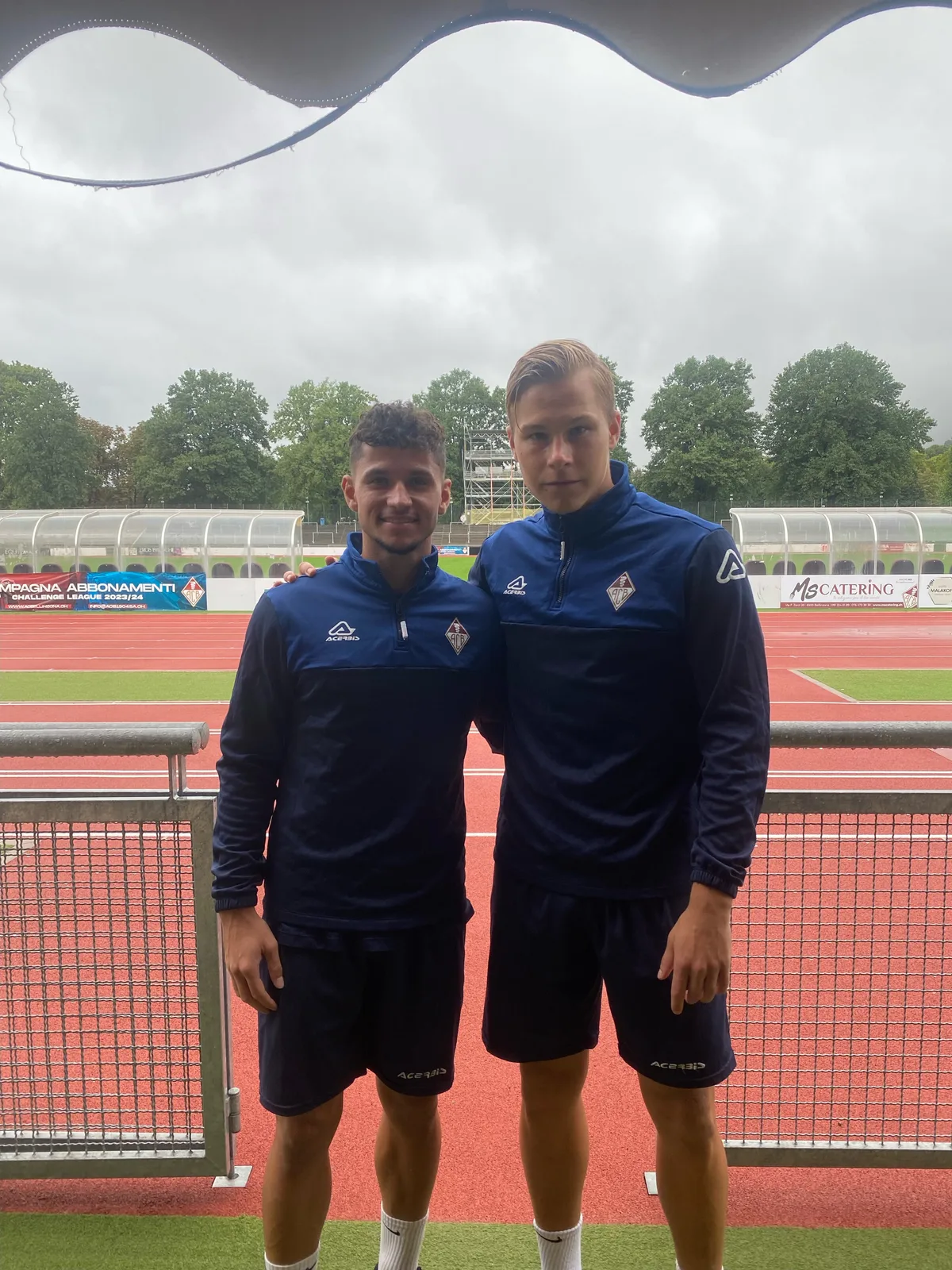 Die Profifussballer Stephan Seiler (Wetzikon) und Ilan Sauter (Maur) bei der AC Bellinzona. Die Profifussballer Stephan Seiler (Wetzikon) und Ilan Sauter (Maur) bei der AC Bellinzona.