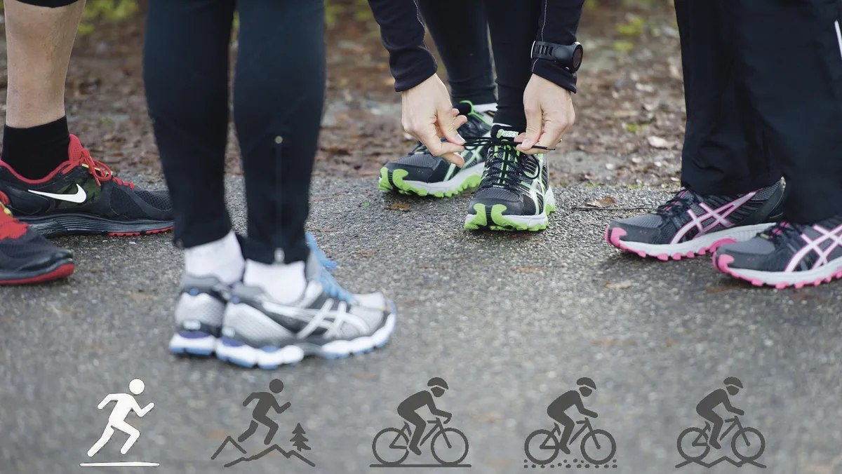 So viel Ordnung muss sein: die letzten Vorbereitungen, bevor es auf die abendliche Joggingrunde geht. So viel Ordnung muss sein: die letzten Vorbereitungen, bevor es auf die abendliche Joggingrunde geht.