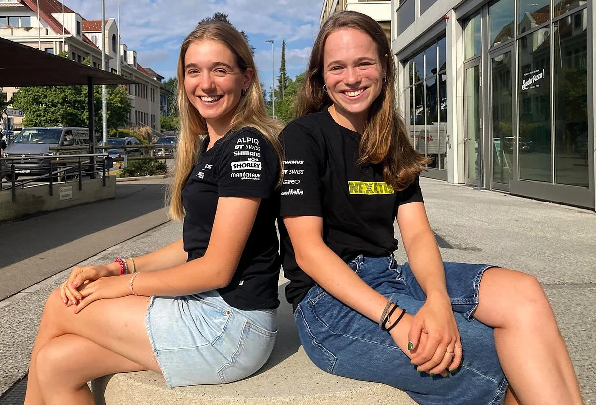 Ein eingespieltes Team: Lara Liehner (links) und ihre Schwester Annika.