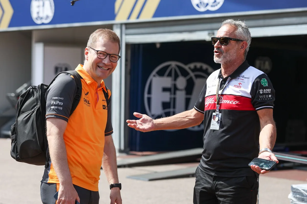 Untitled Andreas Seidl, Teamchef McLaren, Beat Zehnder, Teammanager Sauber