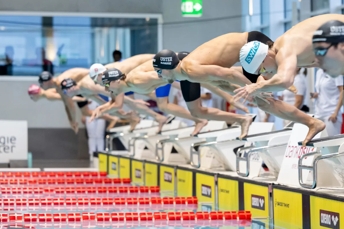Kurzbahn Schweizermeisterschaft Schwimmen, Hallenbad Buchholz, Uster.
