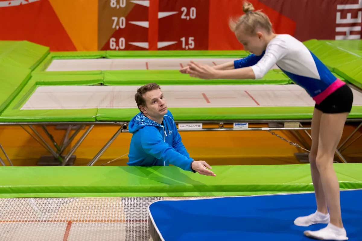 Trampolin Trainin im Bouncelab in Rüti.
