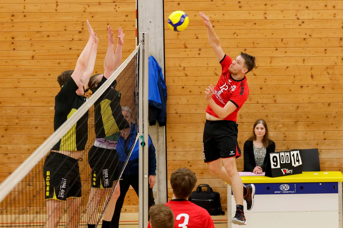 2. Liga Partie zwischden VBC Wetzikon und Volley Uster.