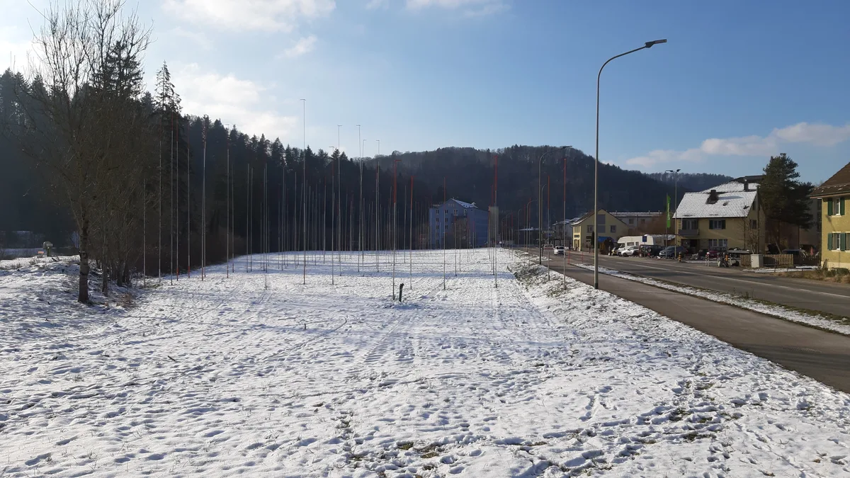 10619992-2 In den Auen in Kollbrunn entstehen weitere Wohnungen, Aufnahme vom 10. Januar 2021-