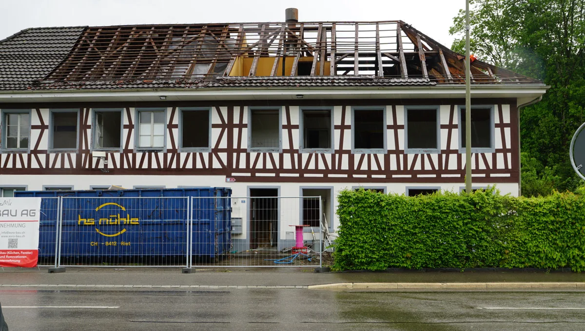 Das Haus, das das ehemalige Restaurant Leone beheimatete, wird derzeit abgerissen.