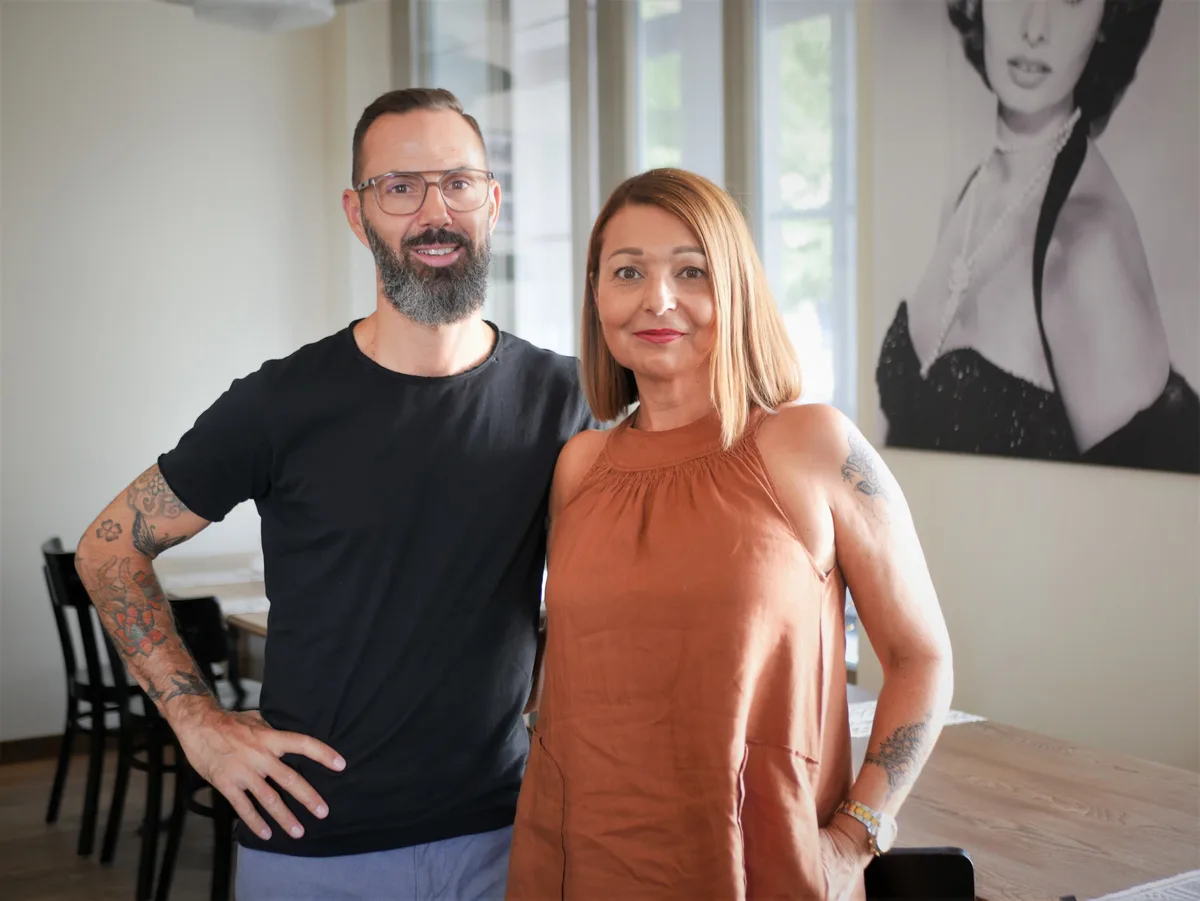 Die neuen Betreiber des Sticki Kaffee in Turbenthal, Patrick und Tiziana Bernheim.